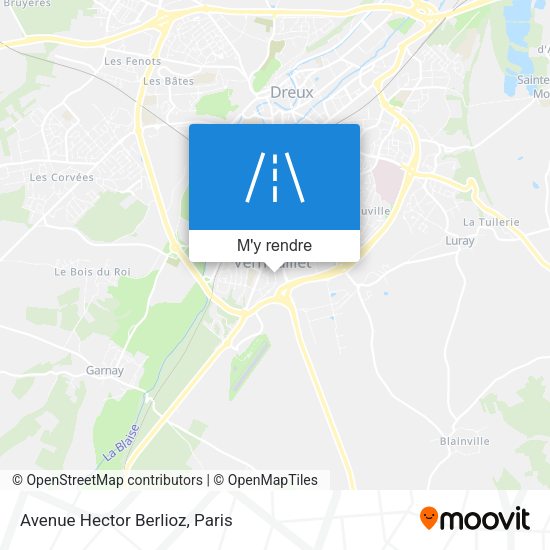 Avenue Hector Berlioz plan