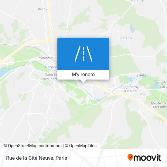 Rue de la Cité Neuve plan