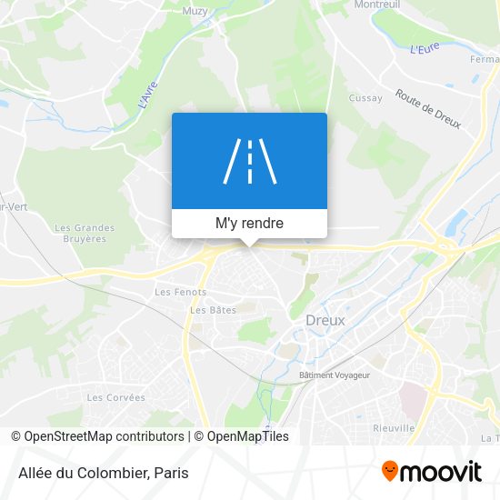 Allée du Colombier plan