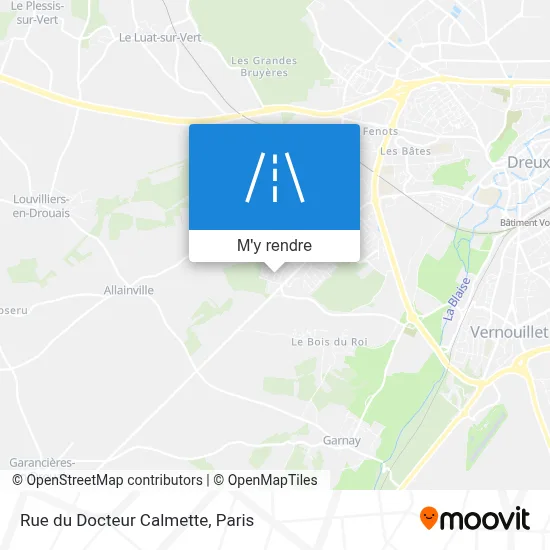 Rue du Docteur Calmette plan