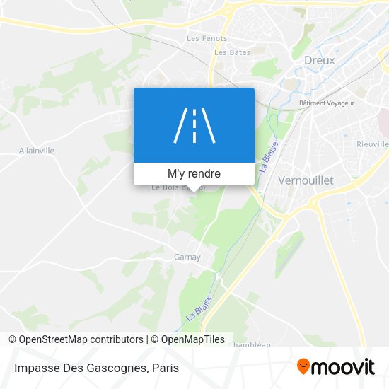 Impasse Des Gascognes plan