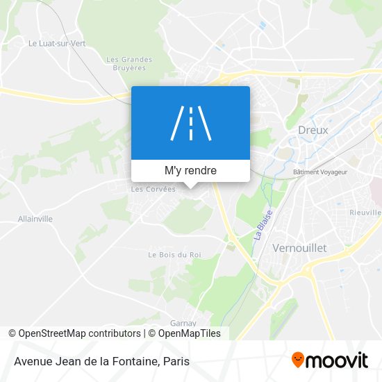 Avenue Jean de la Fontaine plan
