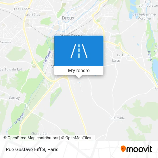 Rue Gustave Eiffel plan