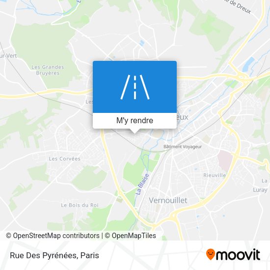 Rue Des Pyrénées plan