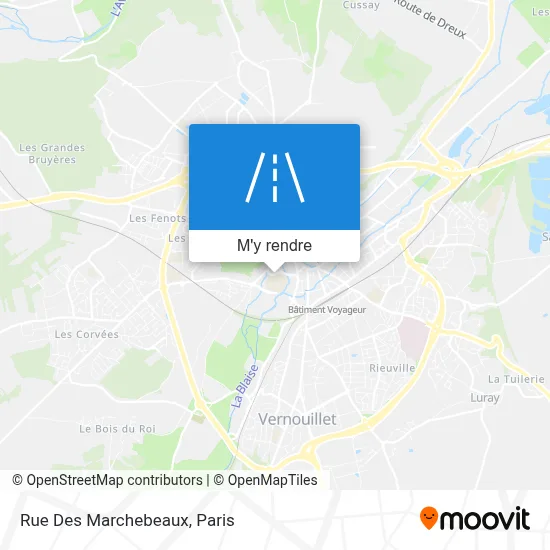 Rue Des Marchebeaux plan