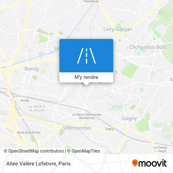 Allée Valère Lefebvre plan