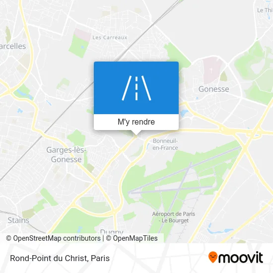 Rond-Point du Christ plan