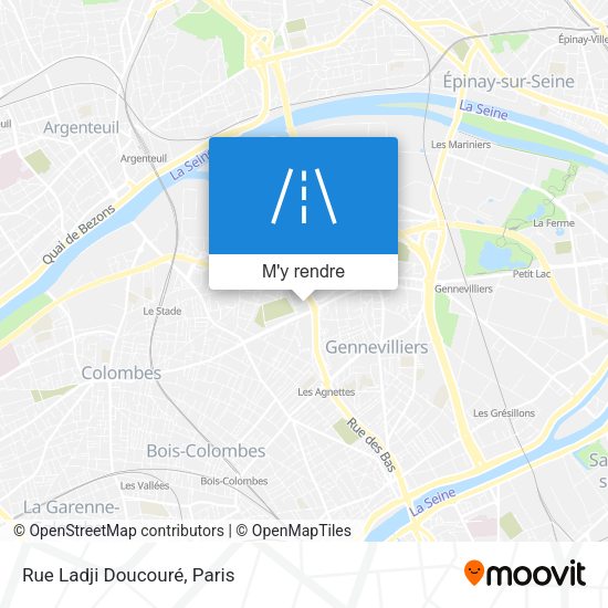 Rue Ladji Doucouré plan