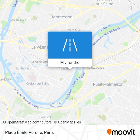 Place Émile Pereire plan