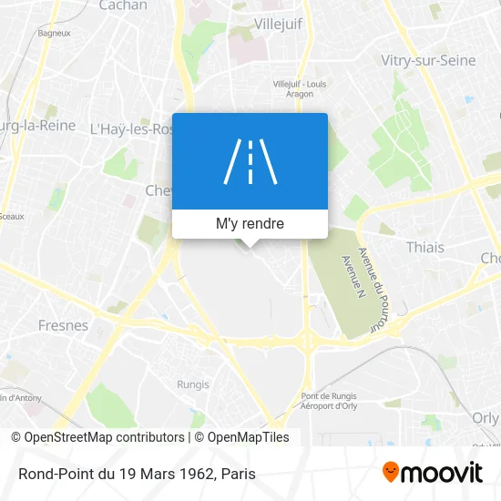 Rond-Point du 19 Mars 1962 plan