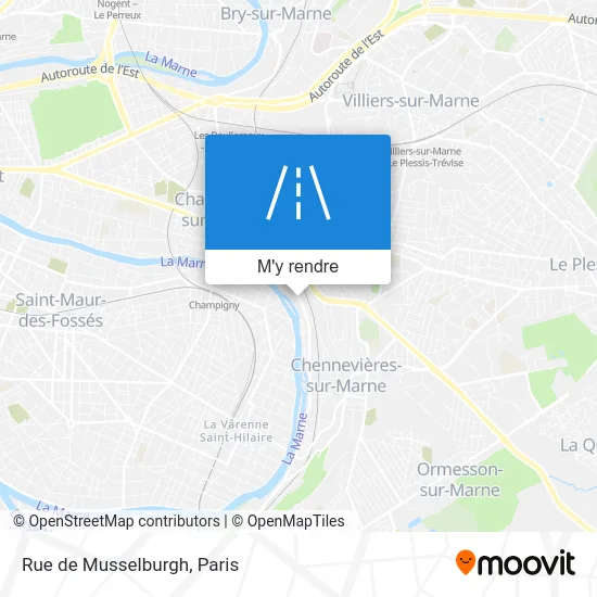 Rue de Musselburgh plan