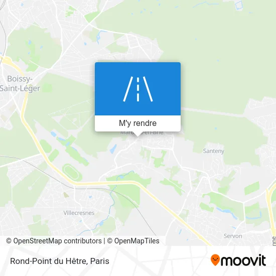 Rond-Point du Hêtre plan