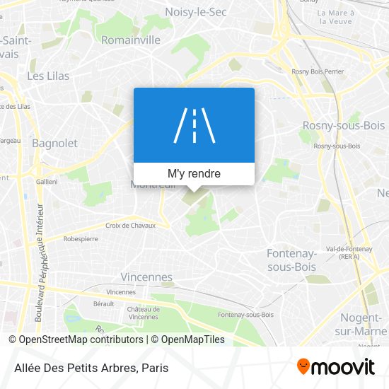 Allée Des Petits Arbres plan