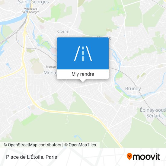Place de L'Étoile plan