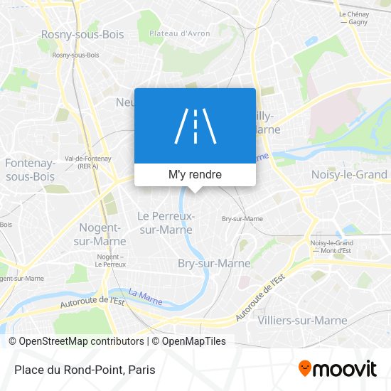 Place du Rond-Point plan