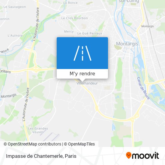 Impasse de Chantemerle plan