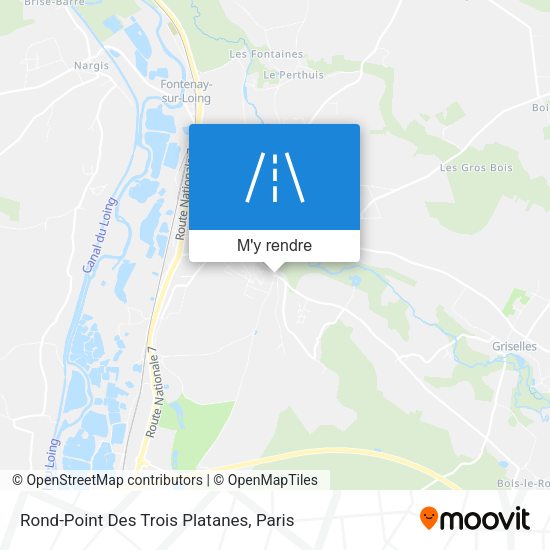 Rond-Point Des Trois Platanes plan