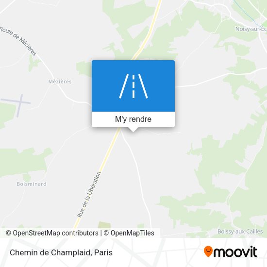 Chemin de Champlaid plan