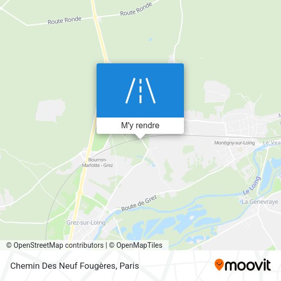 Chemin Des Neuf Fougères plan