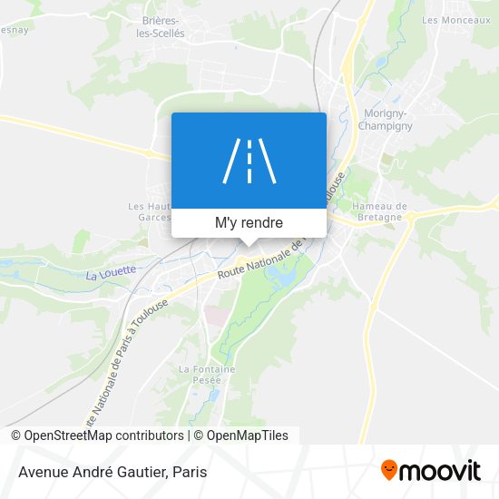 Avenue André Gautier plan