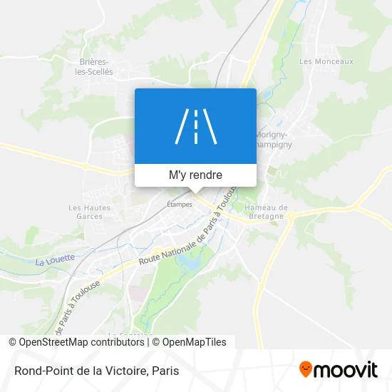 Rond-Point de la Victoire plan