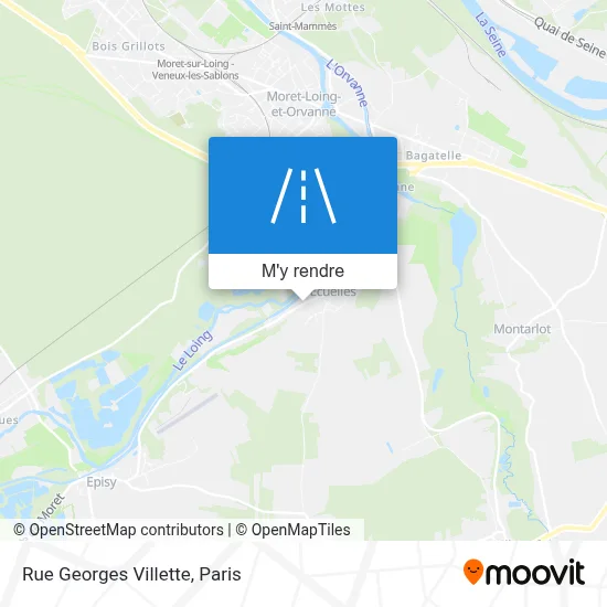 Rue Georges Villette plan