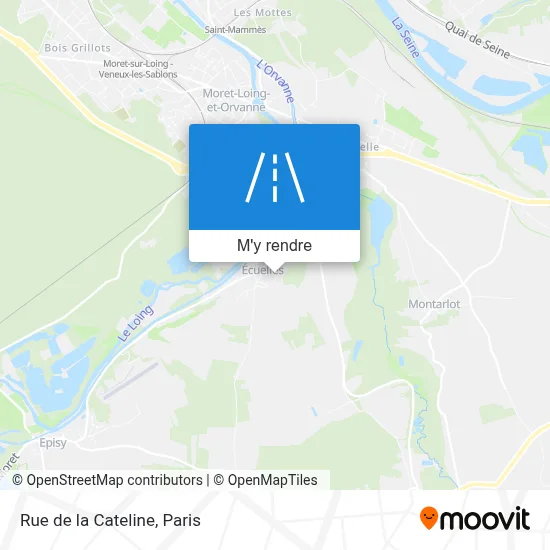 Rue de la Cateline plan