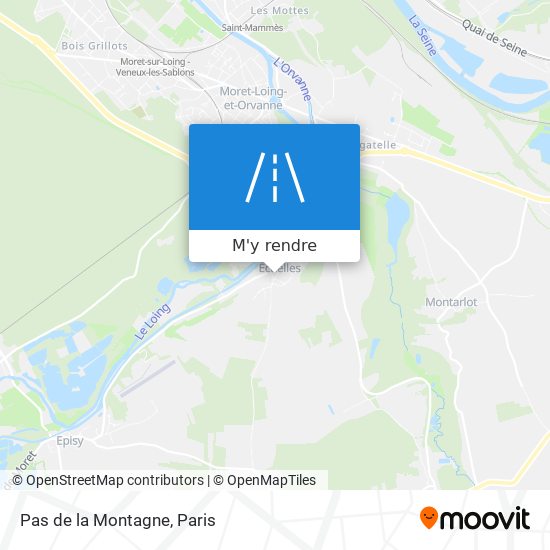 Pas de la Montagne plan