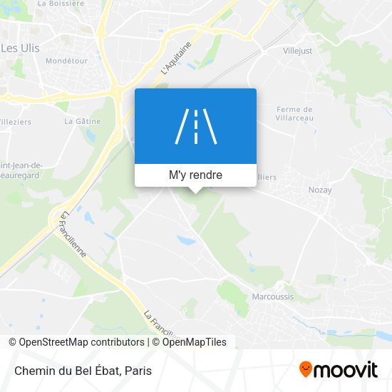Chemin du Bel Ébat plan