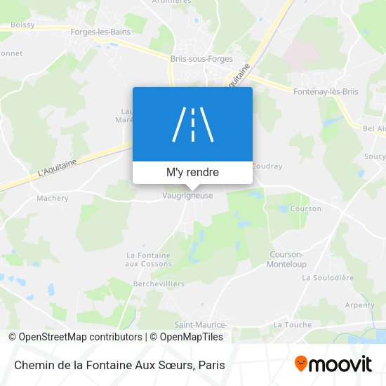 Chemin de la Fontaine Aux Sœurs plan