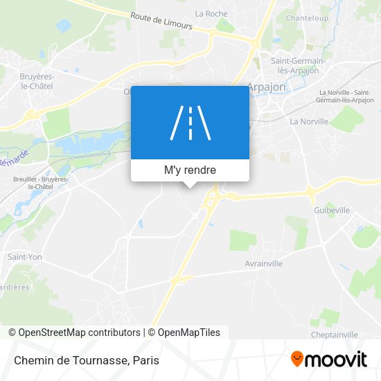 Chemin de Tournasse plan