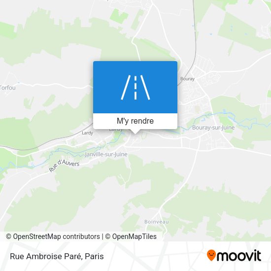 Rue Ambroise Paré plan