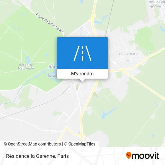 Résidence la Garenne plan