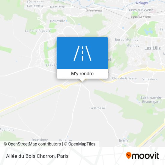 Allée du Bois Charron plan