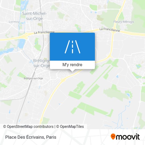 Place Des Écrivains plan