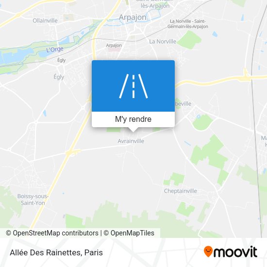 Allée Des Rainettes plan