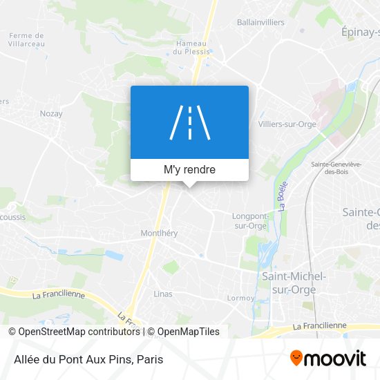 Allée du Pont Aux Pins plan