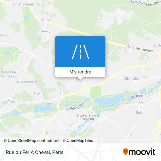 Rue du Fer À Cheval plan