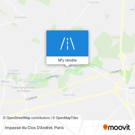 Impasse du Clos D'Andret plan