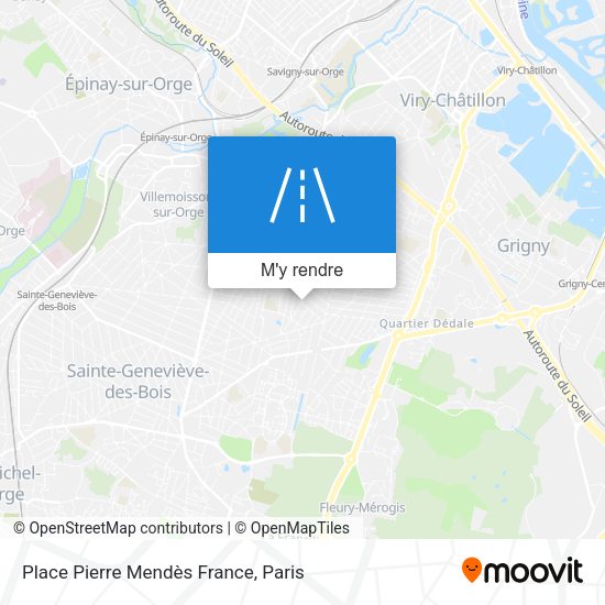 Place Pierre Mendès France plan