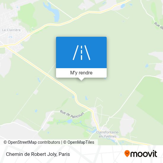 Chemin de Robert Joly plan