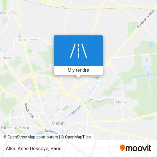Allée Anne Dessoye plan