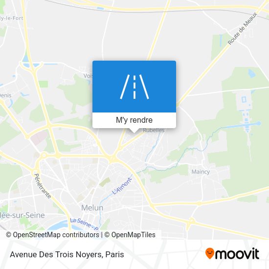 Avenue Des Trois Noyers plan