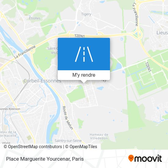 Place Marguerite Yourcenar plan