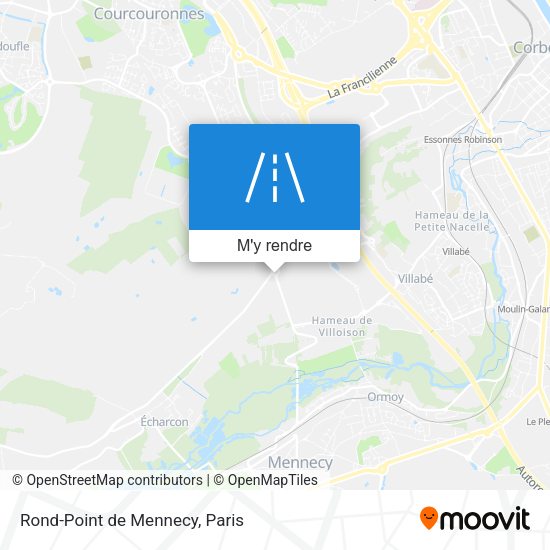 Rond-Point de Mennecy plan