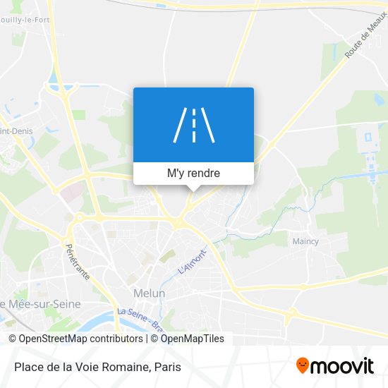 Place de la Voie Romaine plan
