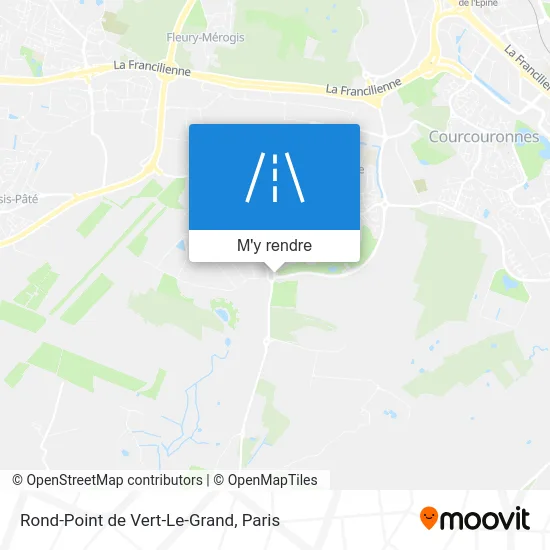 Rond-Point de Vert-Le-Grand plan