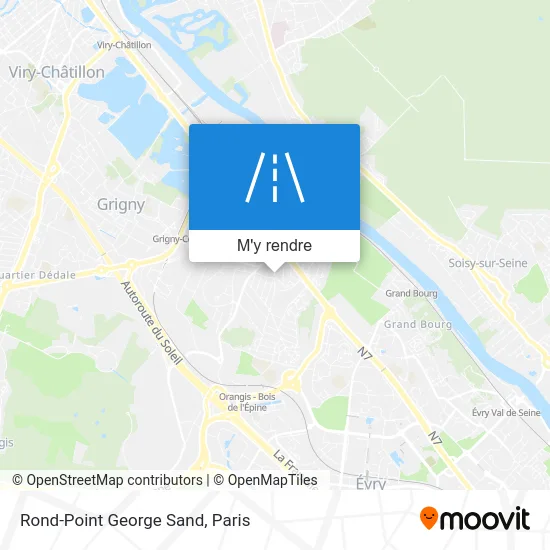 Rond-Point George Sand plan