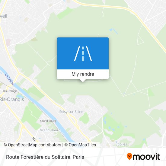 Route Forestière du Solitaire plan
