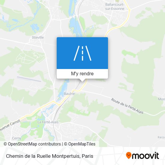 Chemin de la Ruelle Montpertuis plan
